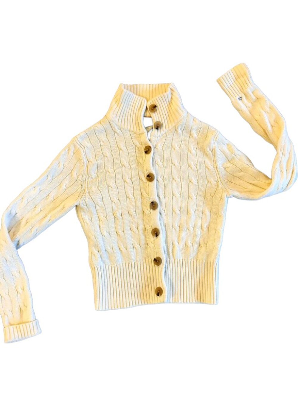 Tommy Hilfiger White Cardigan - XS